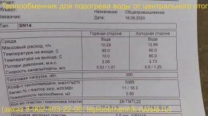 Теплообменник для подогрева воды от центрального отопления