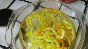 Перец болгарский в медовой заливке!
