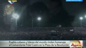 Nicolás Maduro en homenaje a Fidel Castro en La Habana-VTV