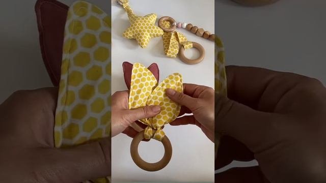 Сенсорные шуршащие ушки - развивающая игрушку для малыша