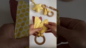 Сенсорные шуршащие ушки - развивающая игрушку для малыша