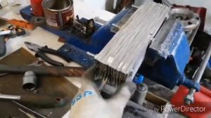 Самодельный алюминиевый радиатор охлаждения