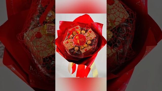 Букет из чая и конфет #чайныйбукет #подарокна14февраля #подарокнаденьвлюбленных #подарокна8марта