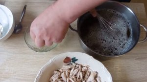 куриный холодец на желатине