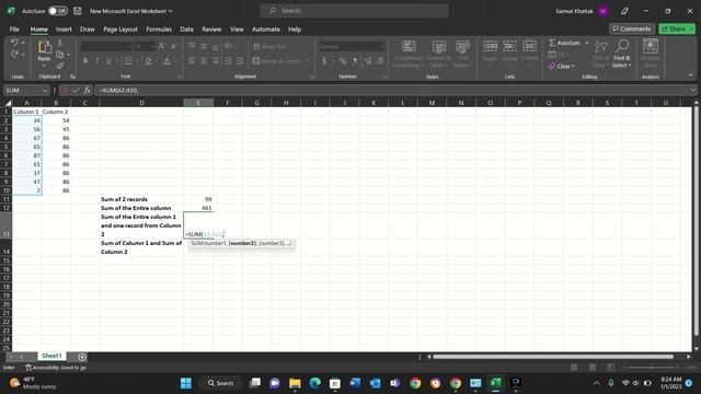 How to Sum in Excel? - The Ultimate Guide (1/50)