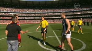 Ben Noonan ANZAC Day Coin Toss From The MCG