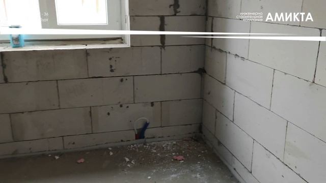 Монтаж коммуникаций для двухэтажного коттеджа из газобетона