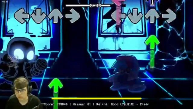 Нарезка со стрима #1: FNF Indie cross nightmare songs + новое интро и оутро