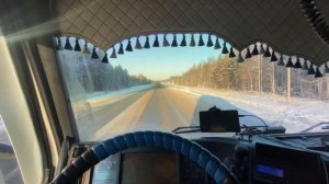 Поехал на одиночке! Рейс на север! Из тепла в мороз ?