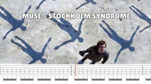Muse - Stockholm Syndrome / Guitar backing tracks (VOCALS included) w/ SYNCED TABS