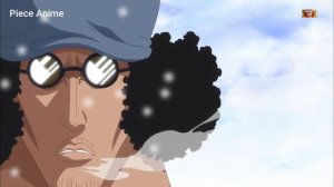 Aokiji saves smoker from Doflamingo, Aokiji shocks every one (English Sub)