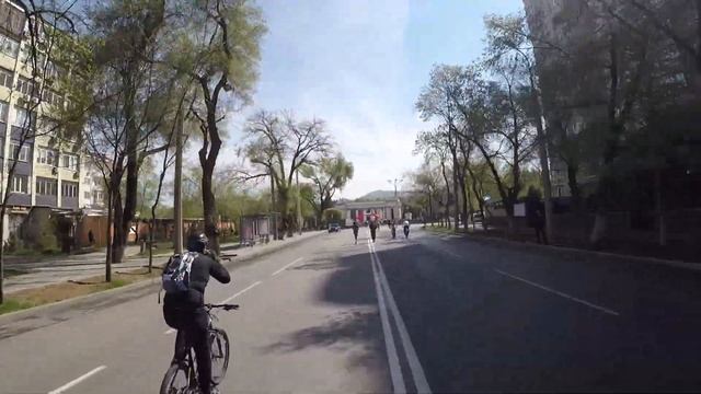 Велопарад в Алматы 14 апреля 2019г. смотреть онлайн
