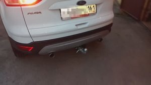 Установка фаркопа на Ford Kuga 2013-...г. (производства Tavials) в компании Фаркоп161.