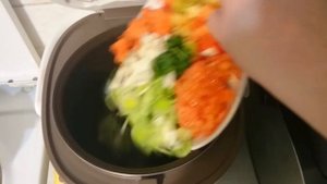 Ячневая каша с овощами