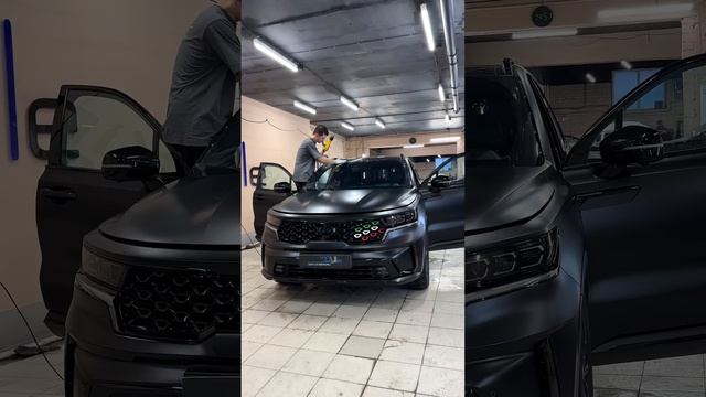 Бронирование лобового стекла автомобиля Kia Sorento Prime