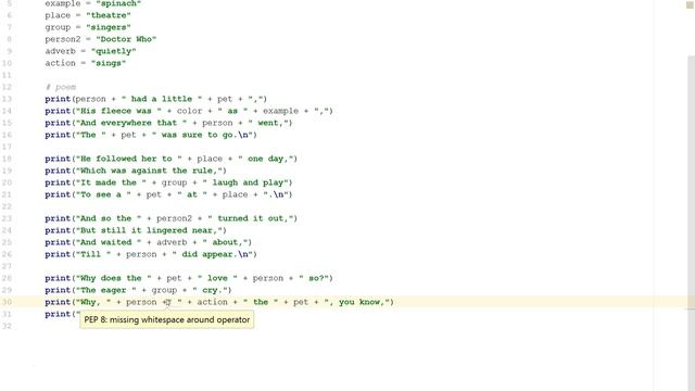 Python - madlibs-1 смотреть онлайн