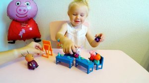 Свинка Пеппа. Игровой набор Идем в школу. День Рождения Peppa Pig