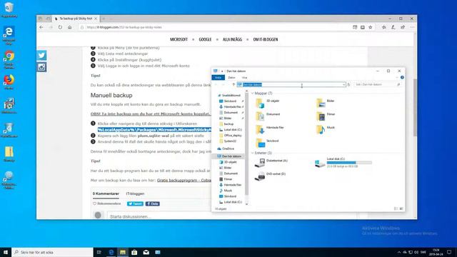 Ta backup på Sticky Notes i Windows 10 смотреть онлайн