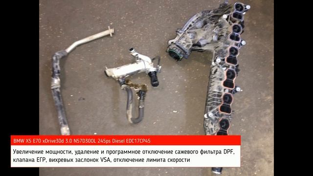 BMW X5 E70 xDrive30d 3.0 N57D30OL чип-тюнинг в Самаре смотреть онлайн