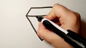 Как нарисовать кристалл. Рисунок алмаз детям. Рисунок кристалл для детей. Бриллиант рисунок детям