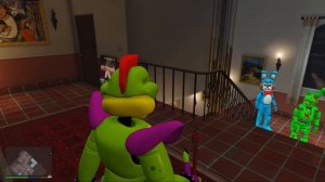 ГТА 5 ФНАФ АНИМАТРОНИКИ - КАК КРОКОДИЛ И БОННИ СПАСАЛИ ДОМ ФРЕДДИ GTA 5 FNAF MODS Серия #1101