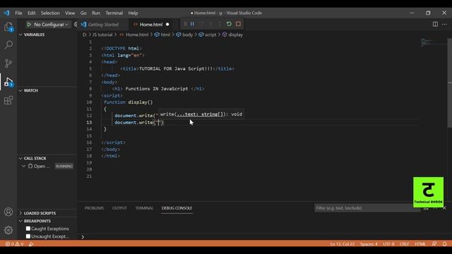 Functions in Javascript 2021 | JavaScript Tutorial Hindi for Beginners  | Javascript functions html