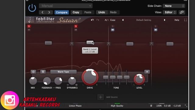 Сатурация Для Чайников | FABFILTER SATURN 2 | LOGIC PRO X | Saturation смотреть онлайн