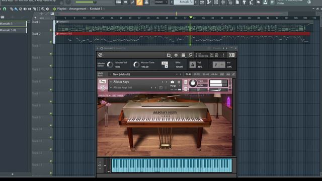 Amazing Kontakt VST | Alicia Keys Piano #kontakt #flstudio