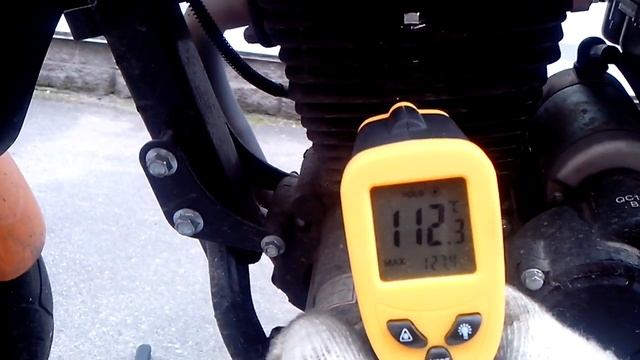 Температура двигателя STELS Flex 250 смотреть онлайн