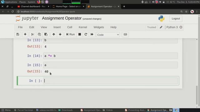 #10 Assignment Operator In Python With Examples | Python Tutorial For Beginners In Hindi In 2020