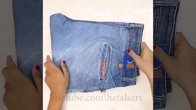 12 Personal & Home Useful ! Amazing Craft With Old Jeans смотреть онлайн