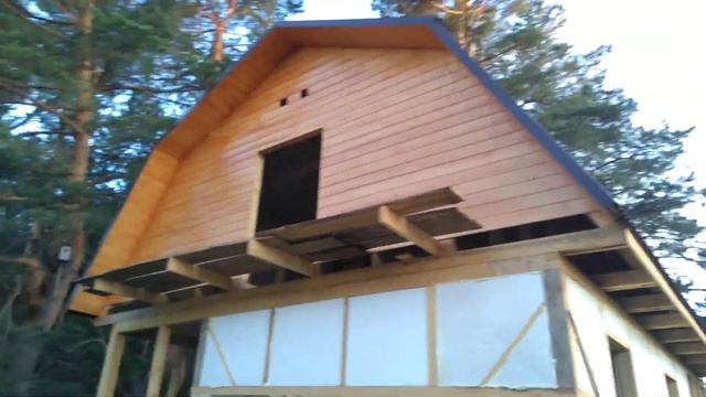 Покраска дома белинкой и яхтным лаком. смотреть онлайн