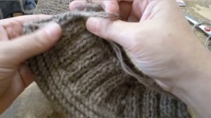 Еще одни следки-тапочки спицами