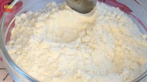 Кексы творожные, на кефире, с бананом. Самый простой рецепт, без масла, к чаю, кофе, завтрак, ужин.