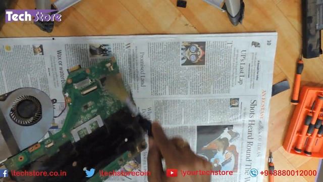 Asus Vivobook 15 X54 : How to disassemble the base & upgrade processor motherboard memory hdd ssd смотреть онлайн