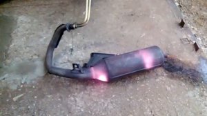 Нормальный прожиг глушителя