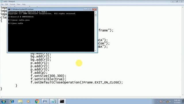 JAVA JRADIOBUTTON EXAMPLE & THEORY смотреть онлайн