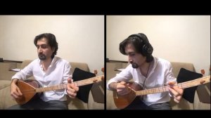 Dombra şelpe-solo baglama Домбра  игра на турецком сазе (баглама)