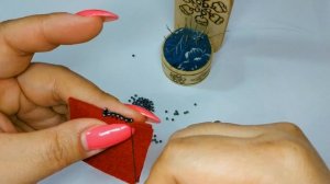 Самый простой способ обшить край бисером