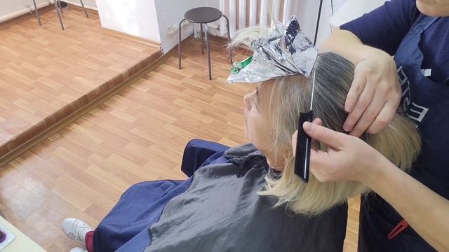 Микромелирование+ тонирование Констант Делайт 10/4+10/1+10/2.