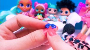 Куклы ЛОЛ СЮРПРИЗ FUZZY PETS vs  HAIRDORABLES питомцы с Волосами! Мультик LOL Surprise Dolls Play