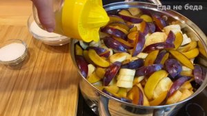 Варенье из яблок на зиму ? Яблочное варенье с бананами и сливами