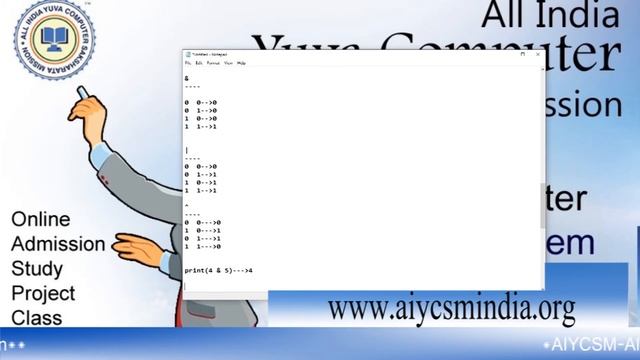 #python Class:Operators in python Part 4. AIYCSM Computer online class смотреть онлайн