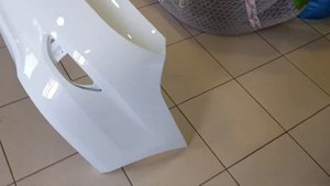 Бампер задний окрашенный в цвет Solaris / Солярис