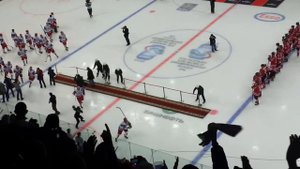6-5 ОТ Россия- Канада. После победной шайбы.