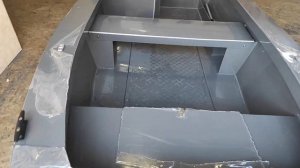 Robinzon 400 с боковой консолью. Лодка из полипропилена.