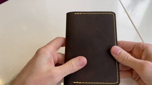 Обложка для паспорта и автодокументов из натуральной кожи. Ручная работа.