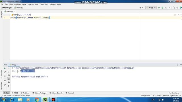Map in Python| Coding Only