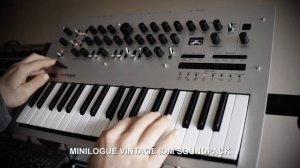 KORG MINILOGUE - "VINTAGE IDM" SOUNDPACK DEMO