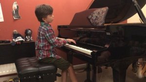 Глинка, Разлука, Миша Андреев. Glinka, Nocturne Razluka, La séparation in F minor, Misha, 8, piano.